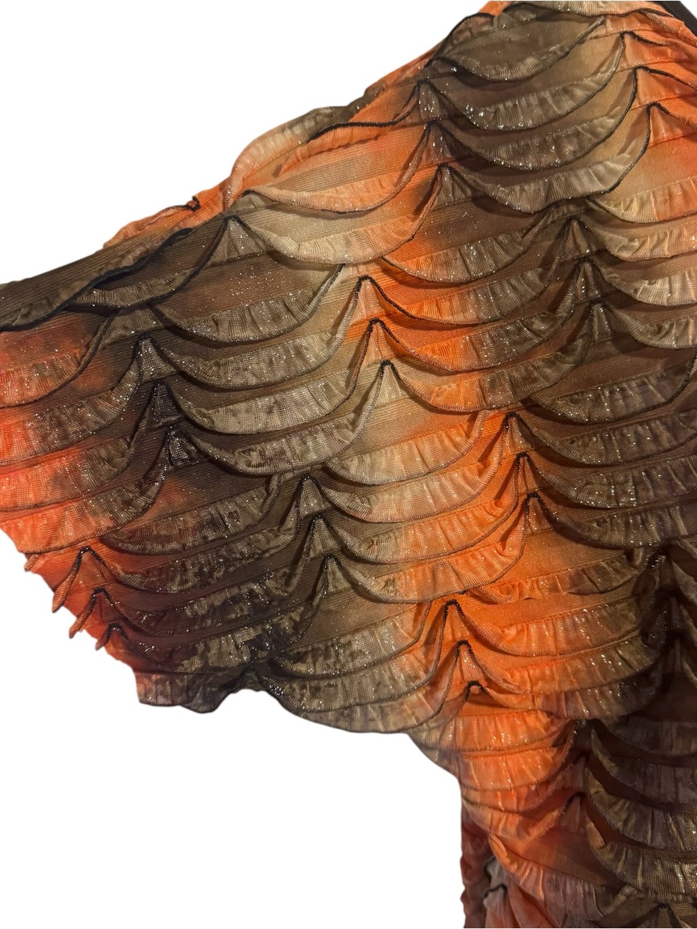 FALL COLORS!! From New Directions Scalloped Layers Top PLUS: 1X #I - Picture 4 of 9
